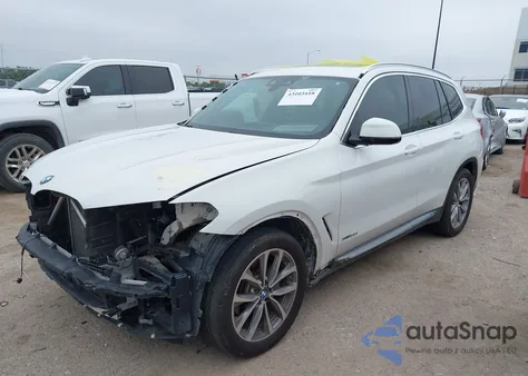 2018 BMW X3 xDrive30I из США, поврежденный, VIN 5UXTR9C59JLC77584